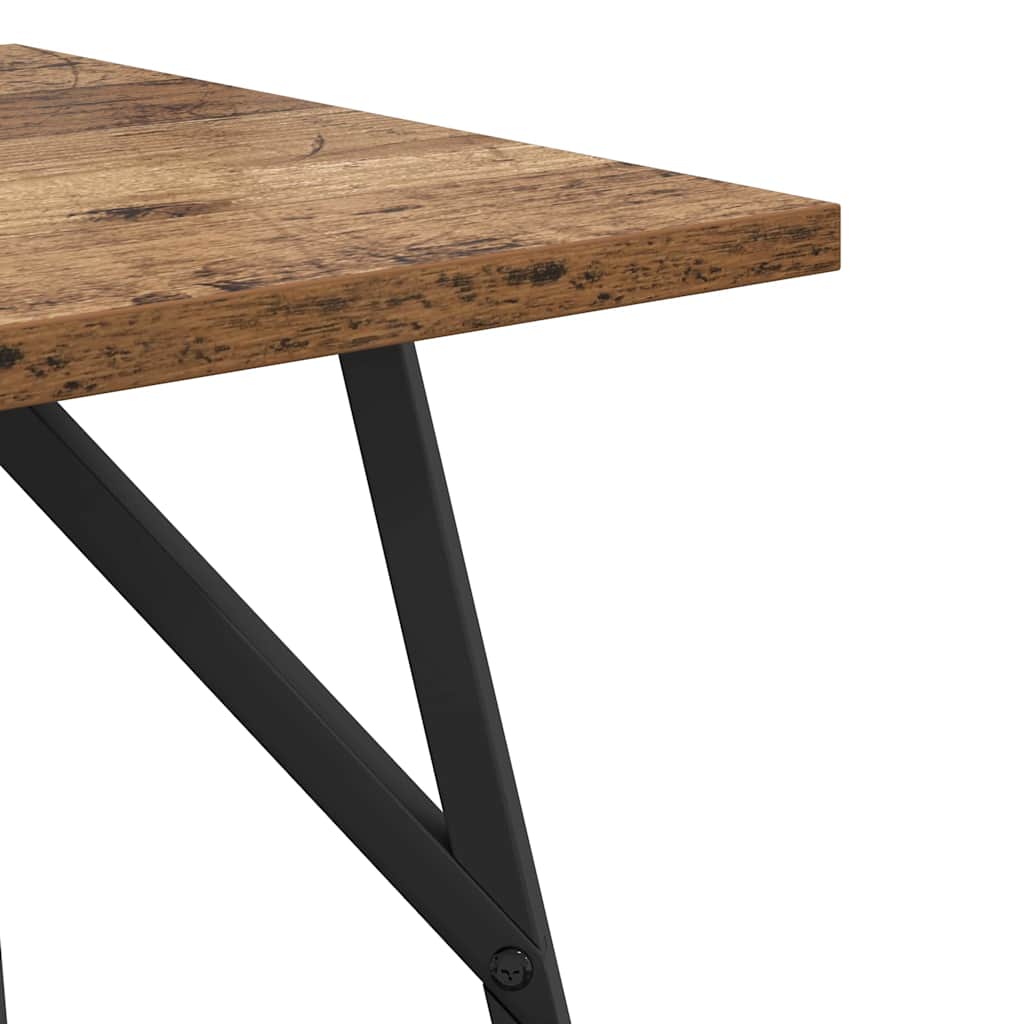 Bijzettafelset 2 pcs Oud Hout en Zwart is nu te koop bij PeponiXL, paradijselijk wonen!