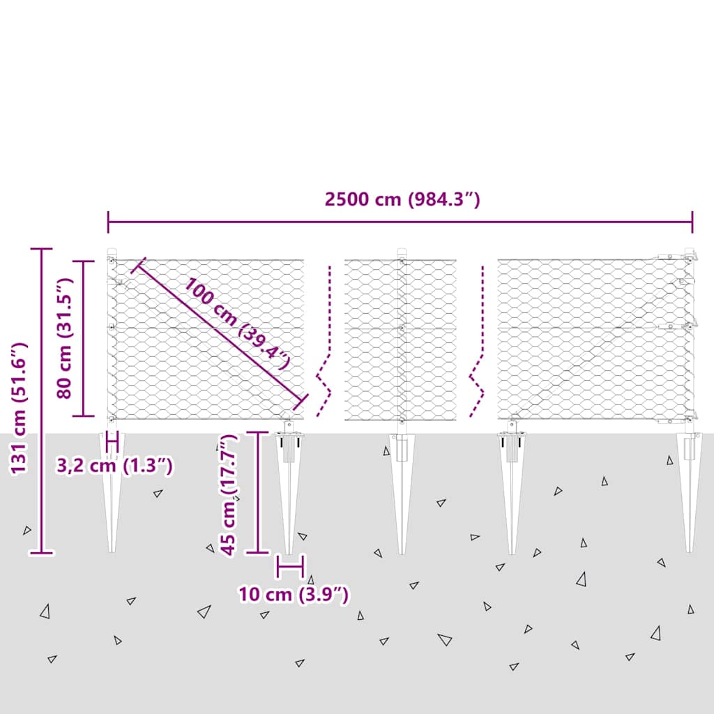 Afrasteringspaal Grijs is nu te koop bij PeponiXL, paradijselijk wonen!
