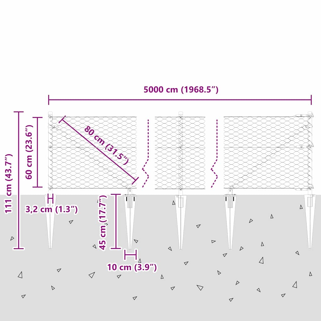 Afrasteringspaal Grijs is nu te koop bij PeponiXL, paradijselijk wonen!