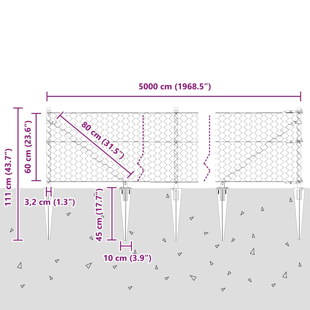 Afrasteringspaal Grijs is nu te koop bij PeponiXL, paradijselijk wonen!