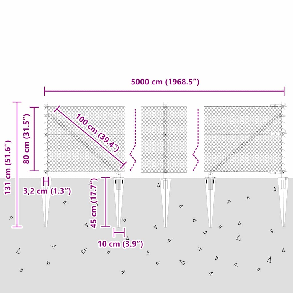 Afrasteringspaal Grijs is nu te koop bij PeponiXL, paradijselijk wonen!