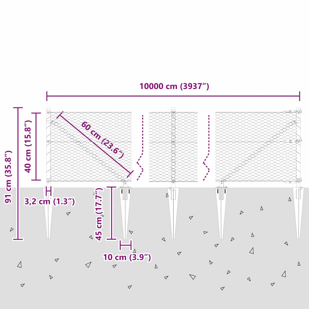 Afrasteringspaal Grijs is nu te koop bij PeponiXL, paradijselijk wonen!
