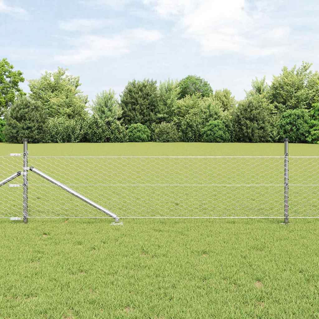 Afrasteringspaal Zilverkleurig is nu te koop bij PeponiXL, paradijselijk wonen!