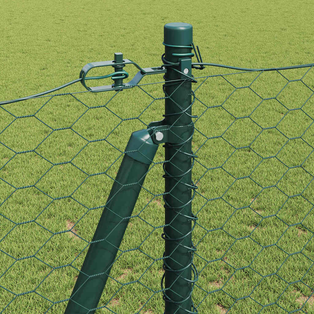 Afrasteringspaal Groen 50 x 1,2 m (36 mm gaas) Staal en PVC is nu te koop bij PeponiXL, paradijselijk wonen!