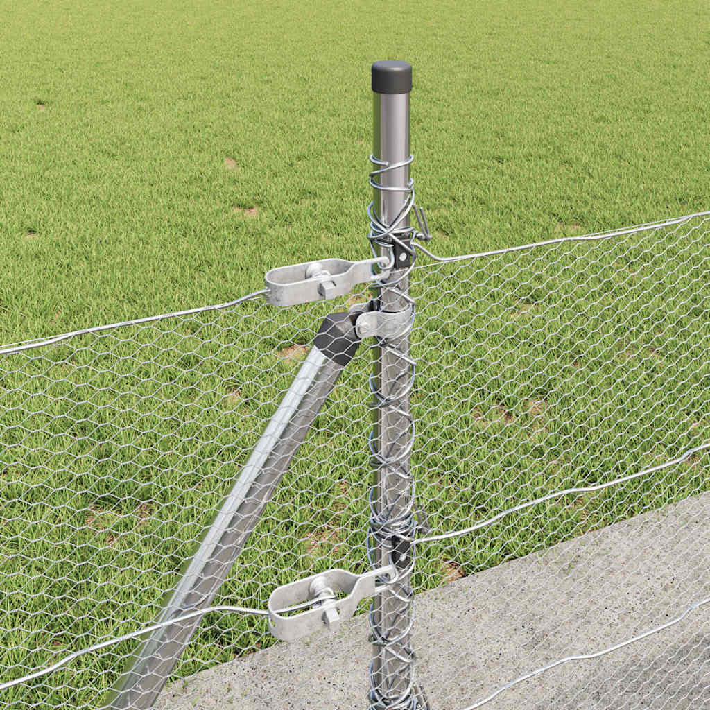 Afrasteringspaal Zilverkleurig is nu te koop bij PeponiXL, paradijselijk wonen!