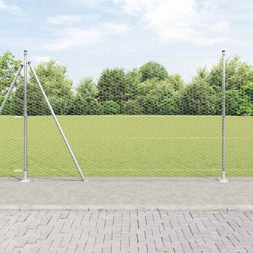 Afrasteringspaal Zilverkleurig is nu te koop bij PeponiXL, paradijselijk wonen!
