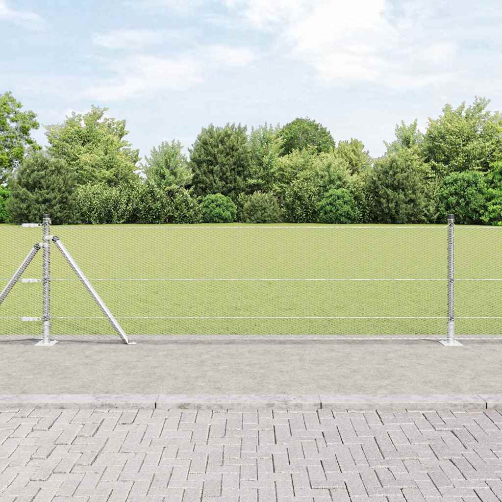Afrasteringspaal Zilverkleurig is nu te koop bij PeponiXL, paradijselijk wonen!