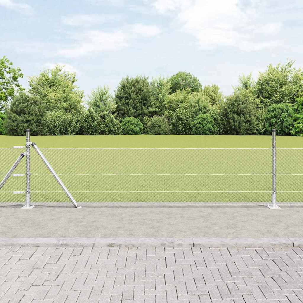 Afrasteringspaal Zilverkleurig is nu te koop bij PeponiXL, paradijselijk wonen!