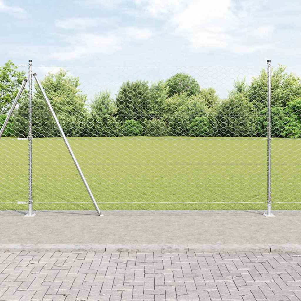 Afrasteringspaal Zilverkleurig is nu te koop bij PeponiXL, paradijselijk wonen!