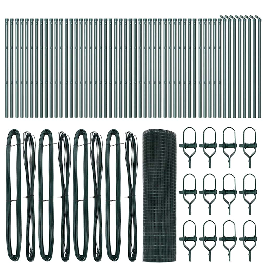 Afrasteringspaal Groen 100 x 0,6 m (16 x 16 mm gaas) is nu te koop bij PeponiXL, paradijselijk wonen!