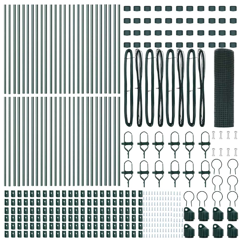 Afrasteringspaal Groen 100 x 0,6 m (16 x 16 mm gaas) is nu te koop bij PeponiXL, paradijselijk wonen!