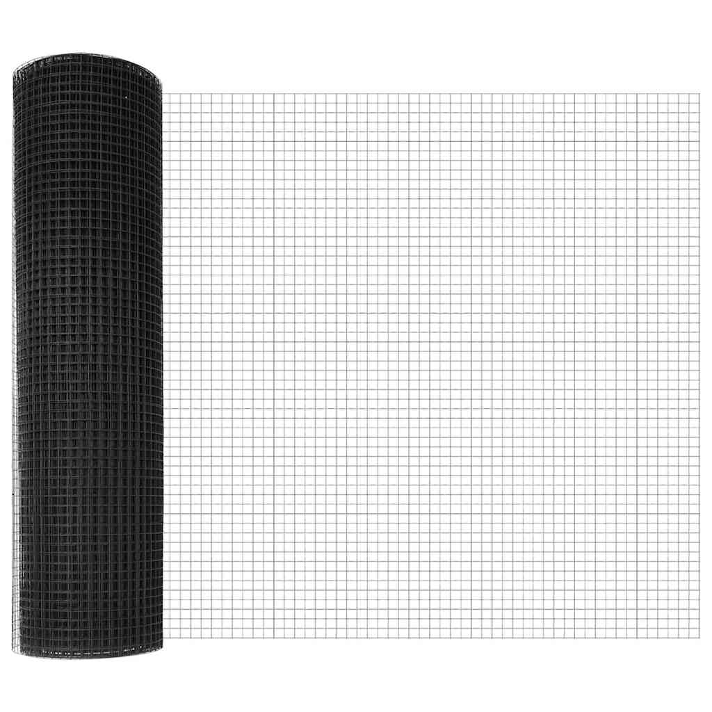 Afrasteringspaal Grijs 10 x 0,6 m (12 x 12 mm gaas) is nu te koop bij PeponiXL, paradijselijk wonen!