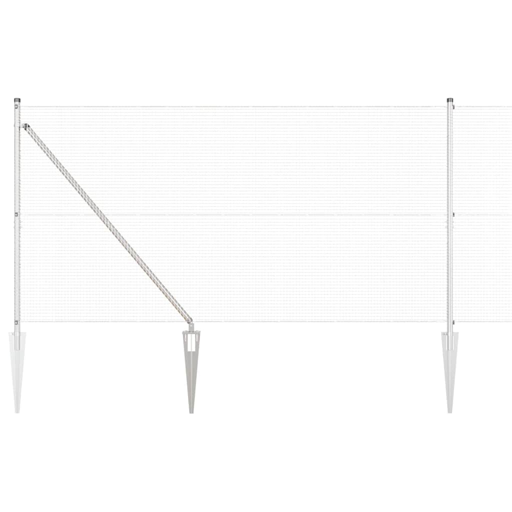 Afrasteringspaal Zilverkleurig is nu te koop bij PeponiXL, paradijselijk wonen!