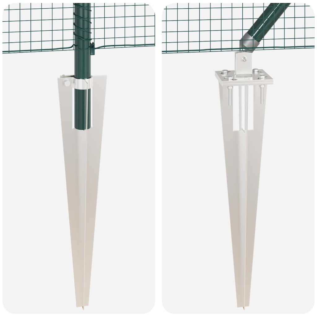 Afrasteringspaal Groen 25 x 1,5 m (19 x 19 mm gaas) Staal is nu te koop bij PeponiXL, paradijselijk wonen!