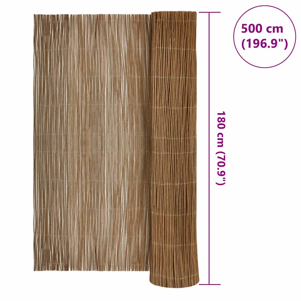 Wilgen Schutting Naturel 180 x 500 cm Wilg is nu te koop bij PeponiXL, paradijselijk wonen!