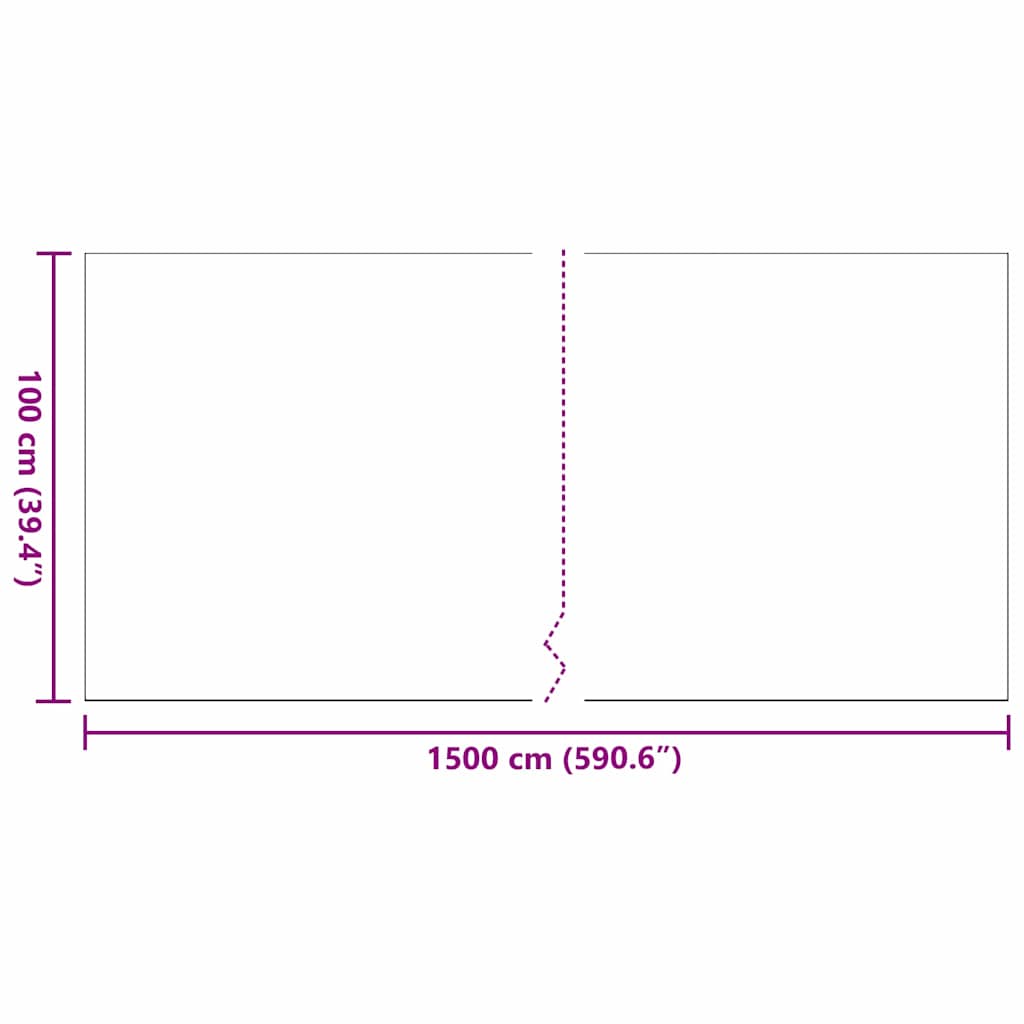 Kunstgras 1500 x 100 x 3 cm PP & PE is nu te koop bij PeponiXL, paradijselijk wonen!