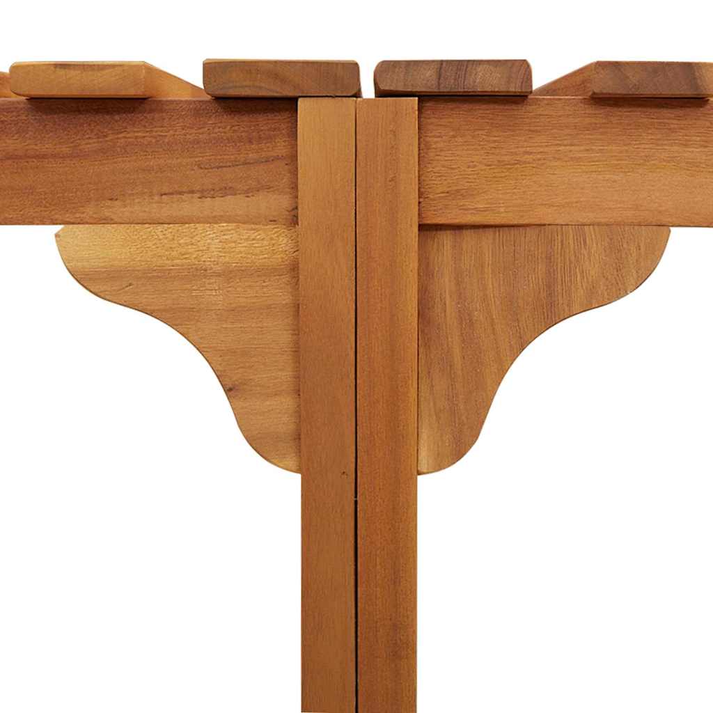 Hottub Omgeving Half-Rond Bruin 272 x 120 x 55,5 cm is nu te koop bij PeponiXL, paradijselijk wonen!