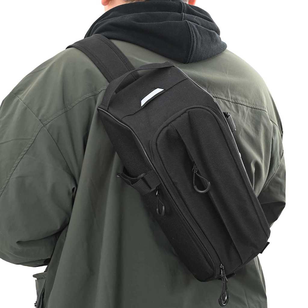 Fietstas Zwart 38 x 16 x 16 cm Polyester is nu te koop bij PeponiXL, paradijselijk wonen!