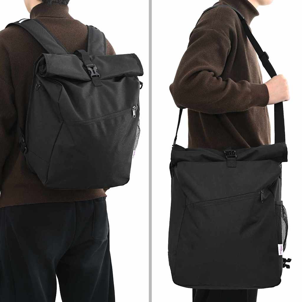 Fietstas Zwart 33 x 16 x 60 cm Polyester is nu te koop bij PeponiXL, paradijselijk wonen!