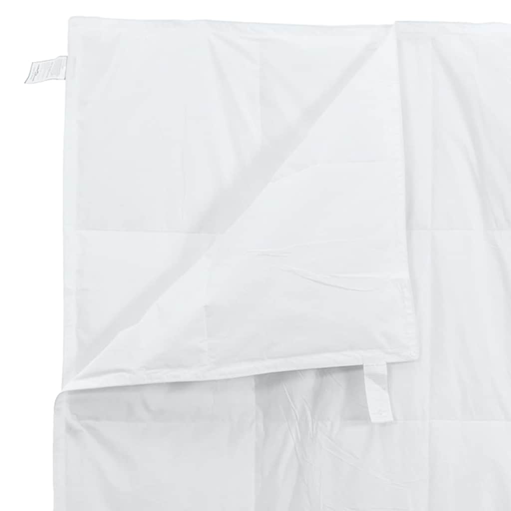 2-in-1 Dekbed Wit 135 x 220 cm Veren is nu te koop bij PeponiXL, paradijselijk wonen!