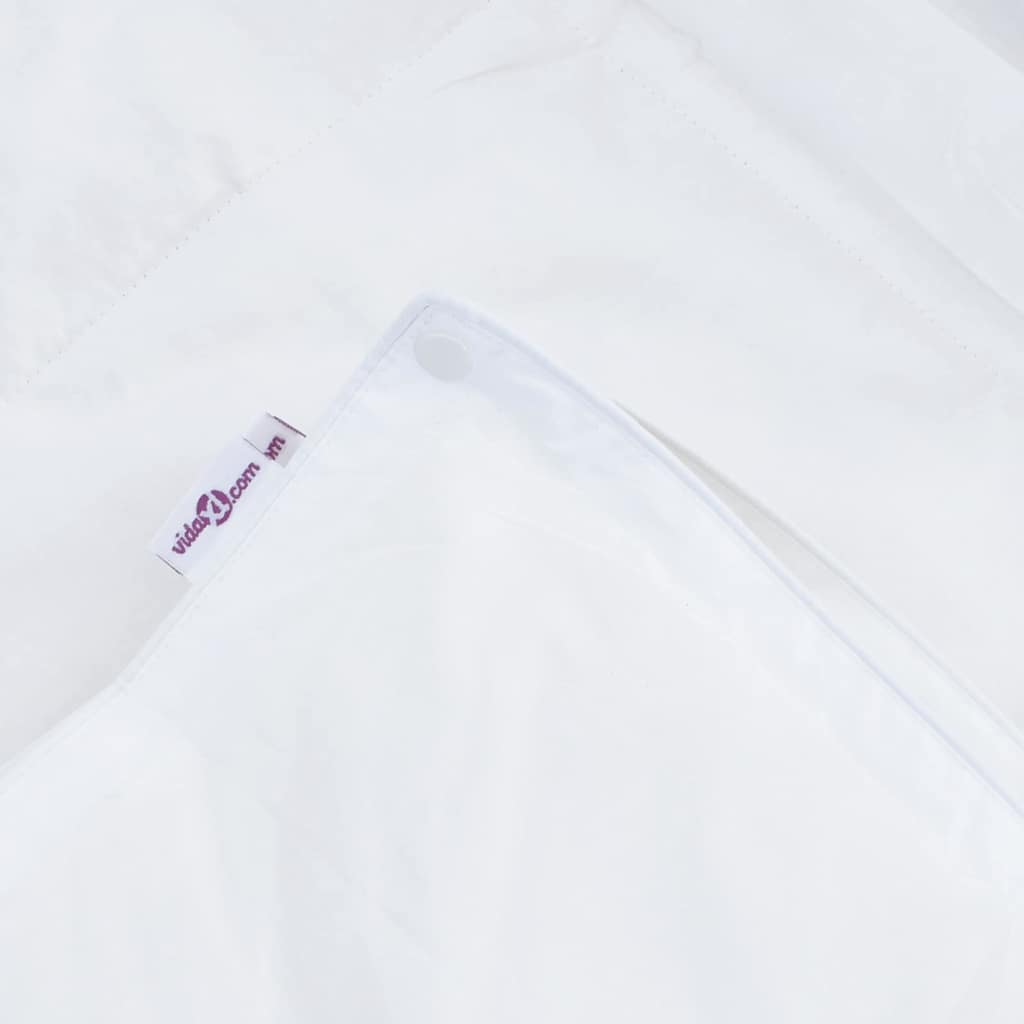 2-in-1 Dekbed Wit 240 x 220 cm Veren is nu te koop bij PeponiXL, paradijselijk wonen!