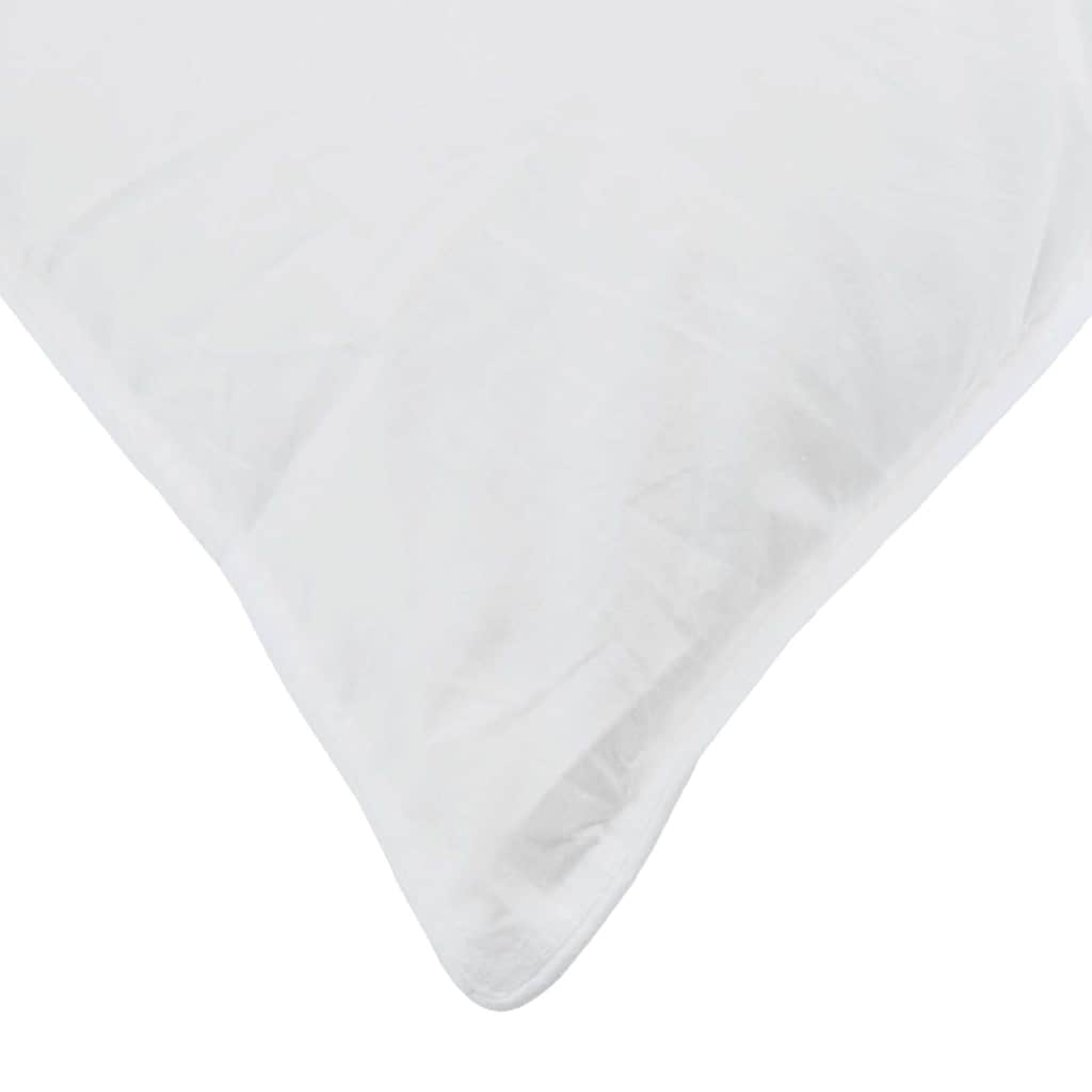 Hoofdkussen met kussen 2 pcs Wit 60 x 60 cm Veren is nu te koop bij PeponiXL, paradijselijk wonen!
