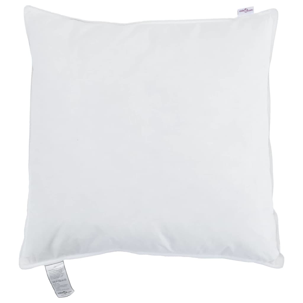 Hoofdkussen met kussen 2 pcs Wit 80 x 80 cm Veren is nu te koop bij PeponiXL, paradijselijk wonen!