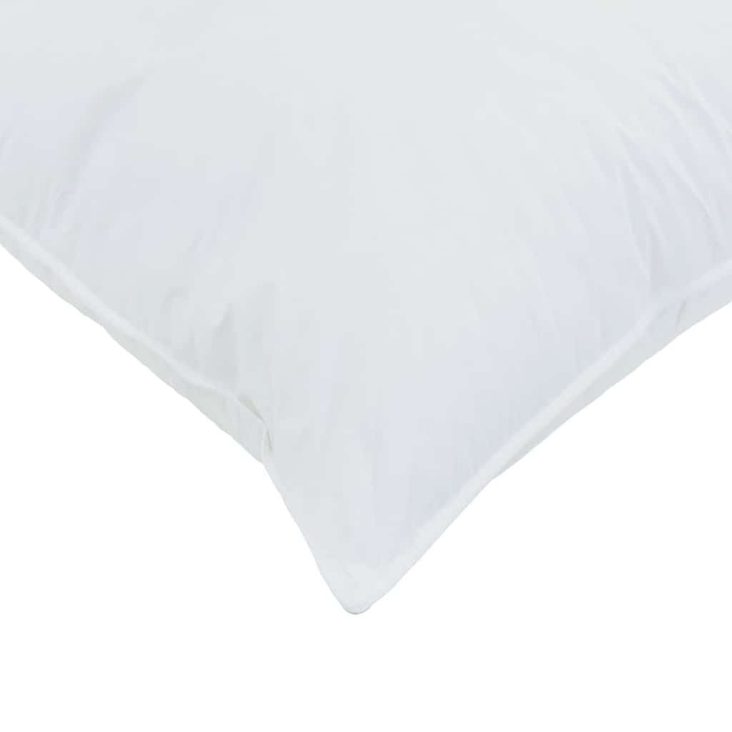 Hoofdkussen met kussen 2 pcs Wit 40 x 80 cm Katoen is nu te koop bij PeponiXL, paradijselijk wonen!