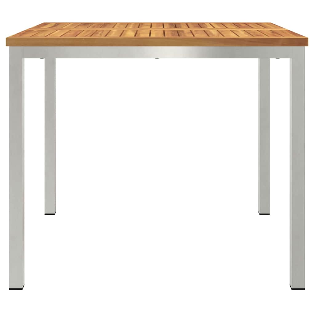 EetTafel Bruin 90 x 90 x 75 cm Massief Acaciahout is nu te koop bij PeponiXL, paradijselijk wonen!