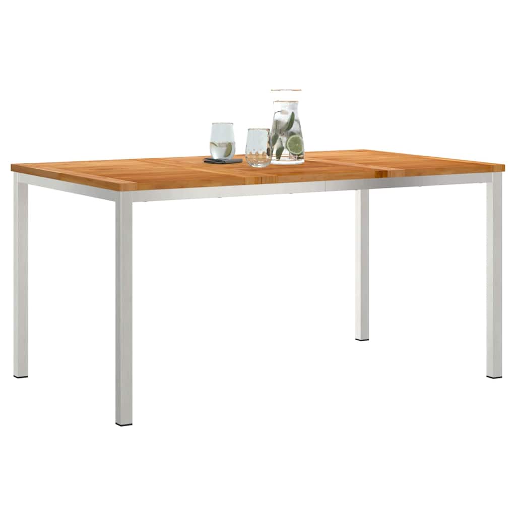 EetTafel Bruin 150 x 90 x 75 cm Massief Teakhout is nu te koop bij PeponiXL, paradijselijk wonen!