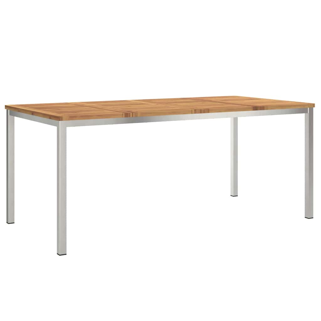 EetTafel Bruin 180 x 90 x 75 cm Massief Acaciahout is nu te koop bij PeponiXL, paradijselijk wonen!