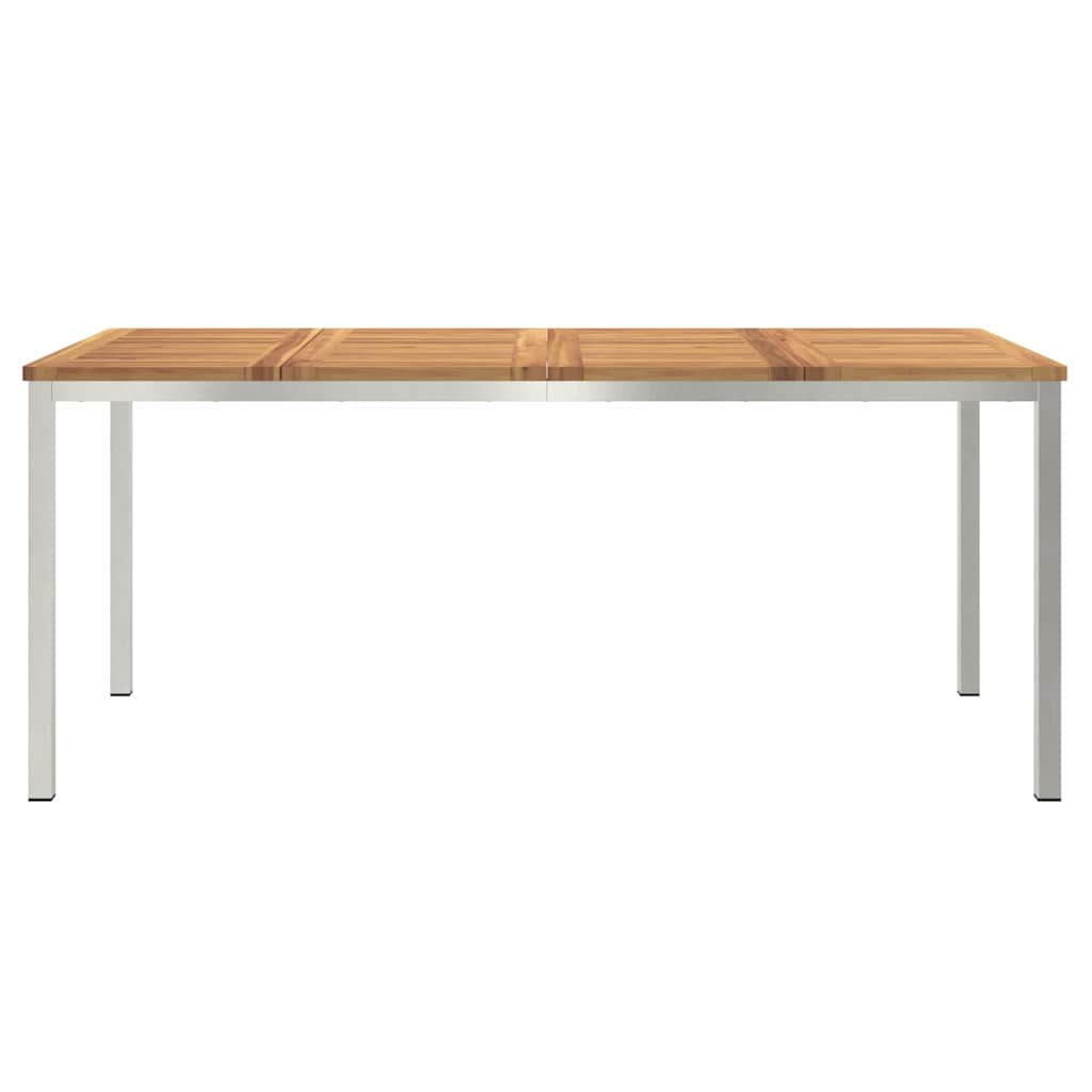 EetTafel Bruin 180 x 90 x 75 cm Massief Acaciahout is nu te koop bij PeponiXL, paradijselijk wonen!