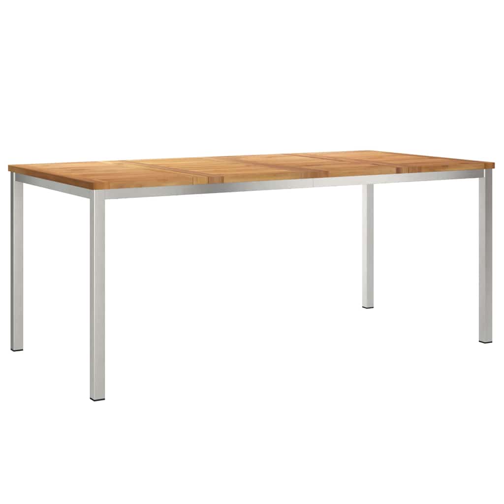 EetTafel Bruin 180 x 90 x 75 cm Massief Teakhout is nu te koop bij PeponiXL, paradijselijk wonen!