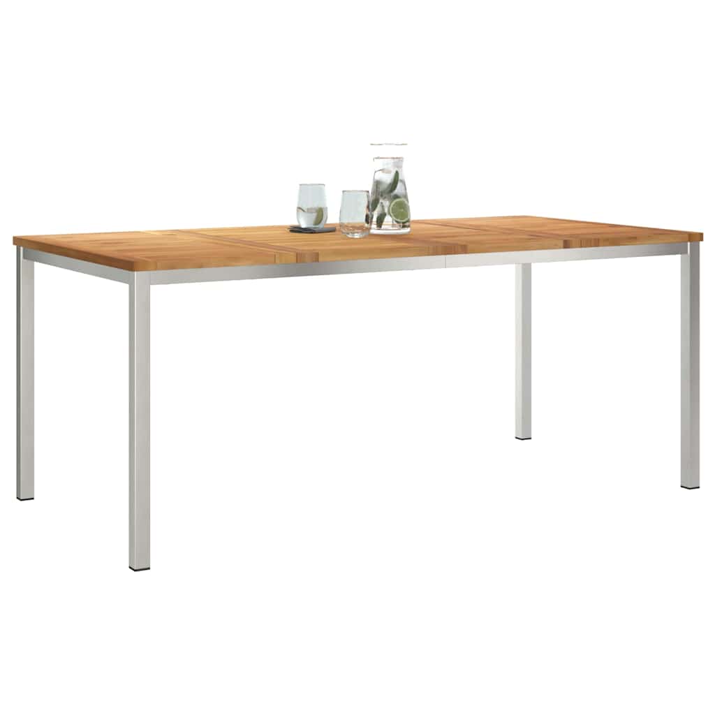 EetTafel Bruin 180 x 90 x 75 cm Massief Teakhout is nu te koop bij PeponiXL, paradijselijk wonen!