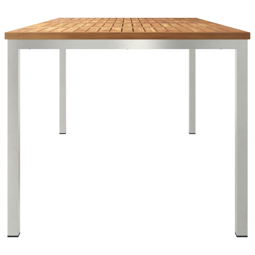 EetTafel Bruin 180 x 90 x 75 cm Massief Teakhout is nu te koop bij PeponiXL, paradijselijk wonen!