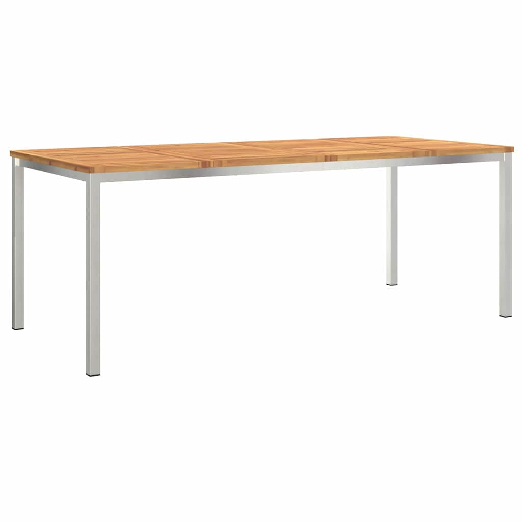 EetTafel Bruin 200 x 90 x 75 cm Massief Acaciahout is nu te koop bij PeponiXL, paradijselijk wonen!