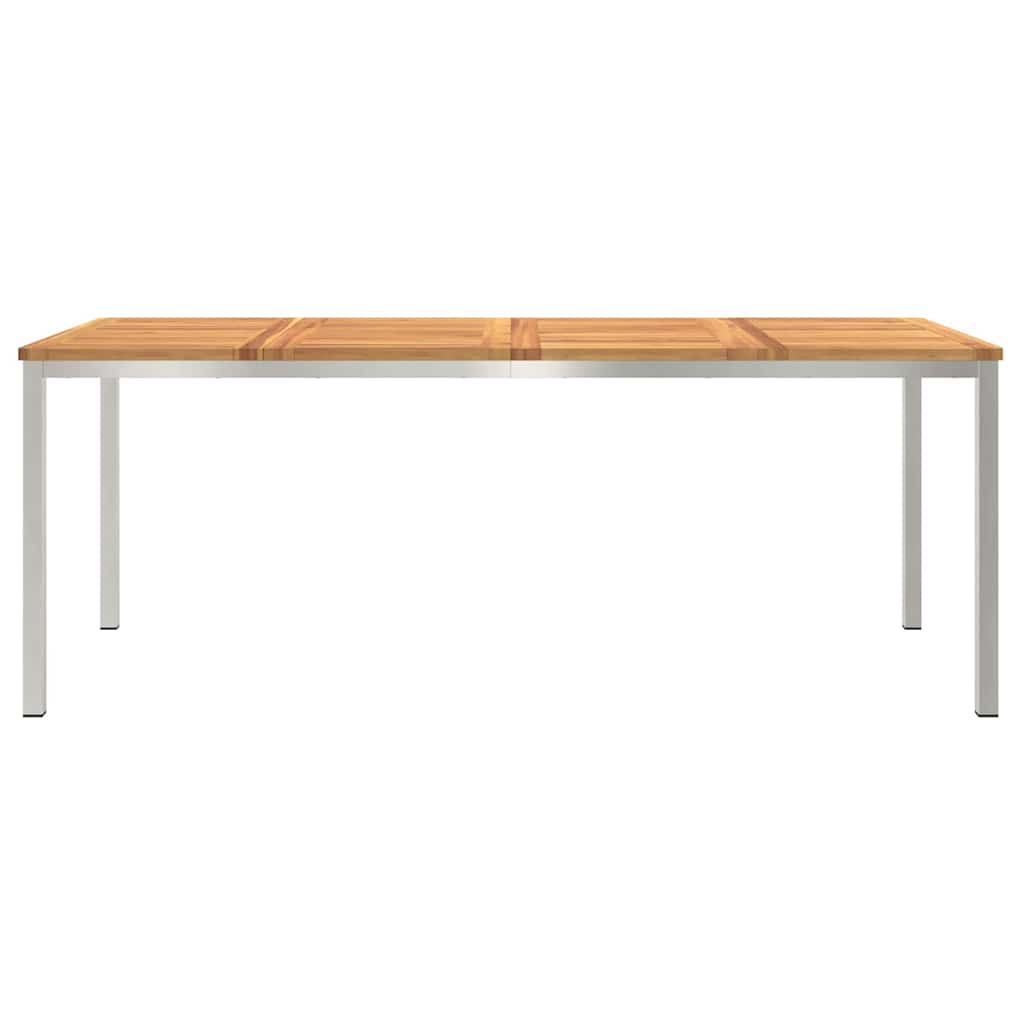 EetTafel Bruin 200 x 90 x 75 cm Massief Acaciahout is nu te koop bij PeponiXL, paradijselijk wonen!