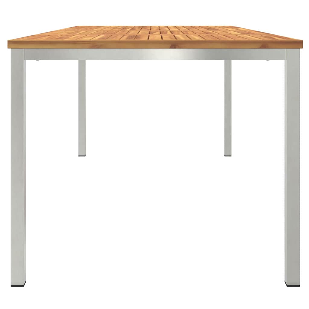EetTafel Bruin 200 x 90 x 75 cm Massief Acaciahout is nu te koop bij PeponiXL, paradijselijk wonen!