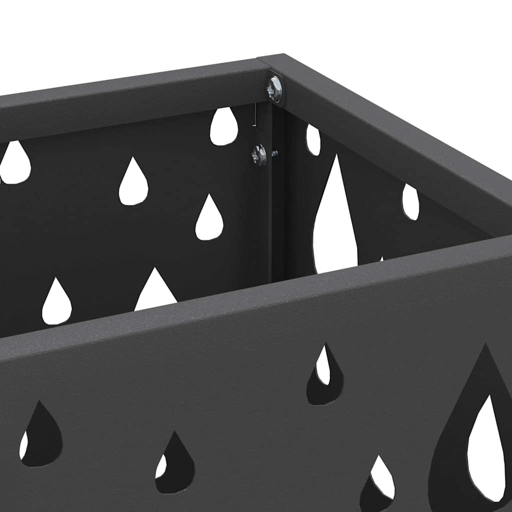 Paraplu Standaard met opslag Zwart 15,5 x 15,5 x 49 cm Metaal is nu te koop bij PeponiXL, paradijselijk wonen!