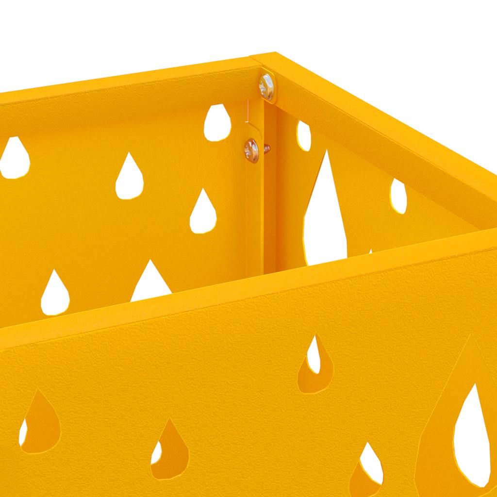 Paraplu Standaard Mosterdgeel 15,5 x 15,5 x 49 cm Metaal is nu te koop bij PeponiXL, paradijselijk wonen!