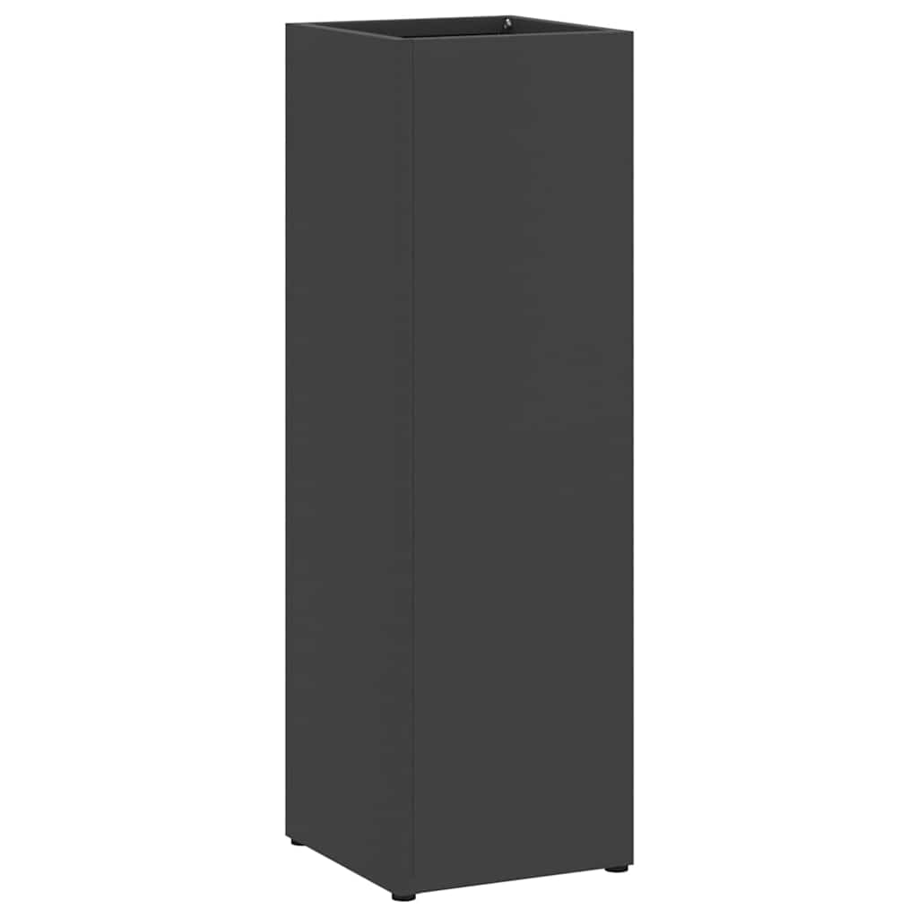 Paraplu Standaard met opslag Zwart 15,5 x 15,5 x 49 cm Metaal is nu te koop bij PeponiXL, paradijselijk wonen!