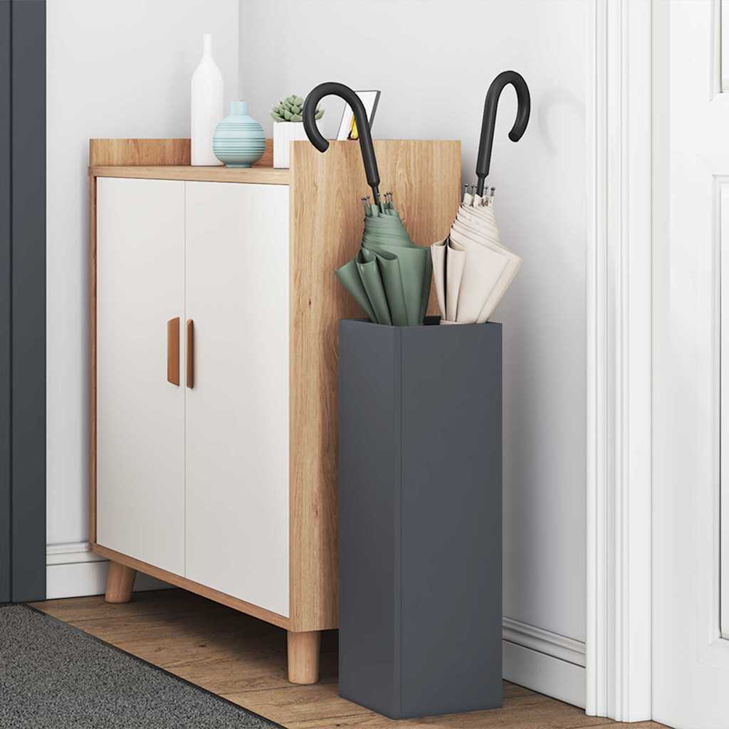 Paraplu Standaard Antraciet 15,5 x 15,5 x 49 cm Metaal is nu te koop bij PeponiXL, paradijselijk wonen!