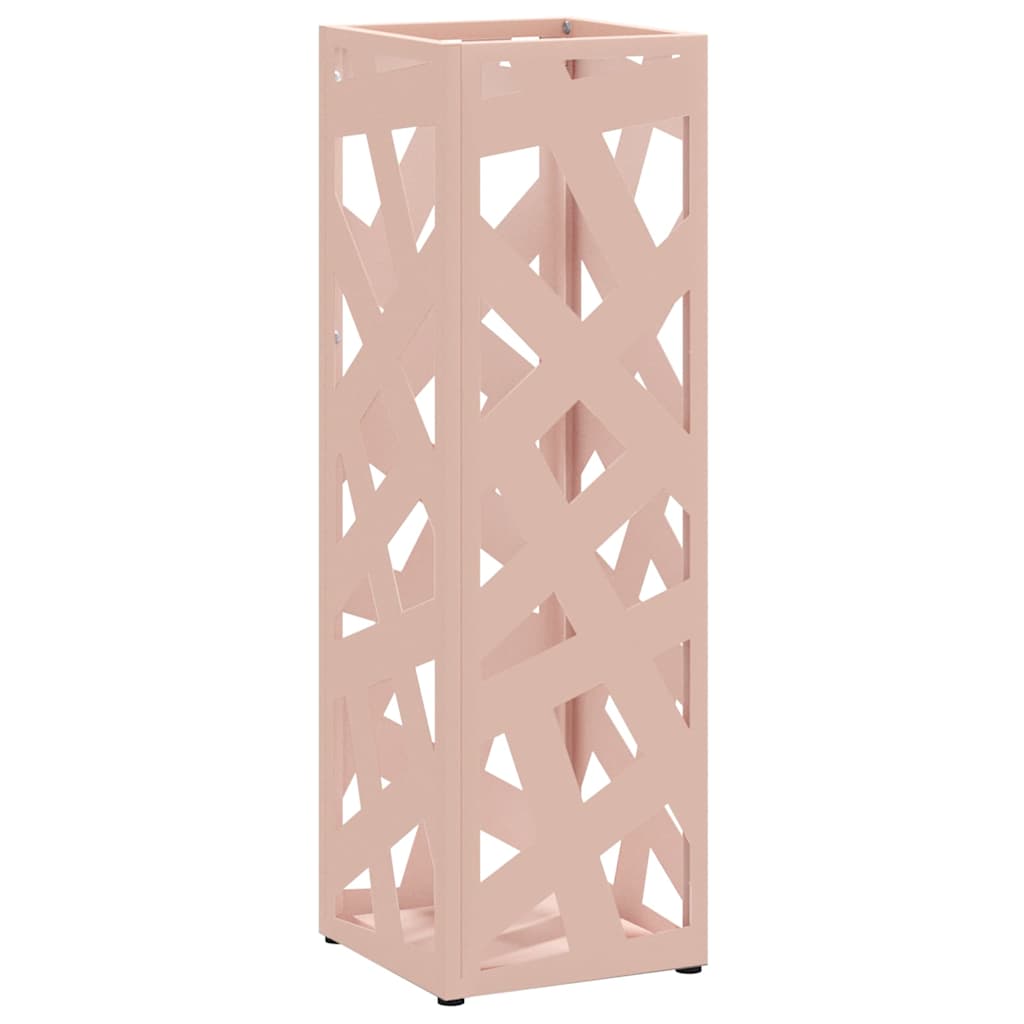 Paraplu Standaard met opslag Roze 15,5 x 15,5 x 49 cm Metaal is nu te koop bij PeponiXL, paradijselijk wonen!