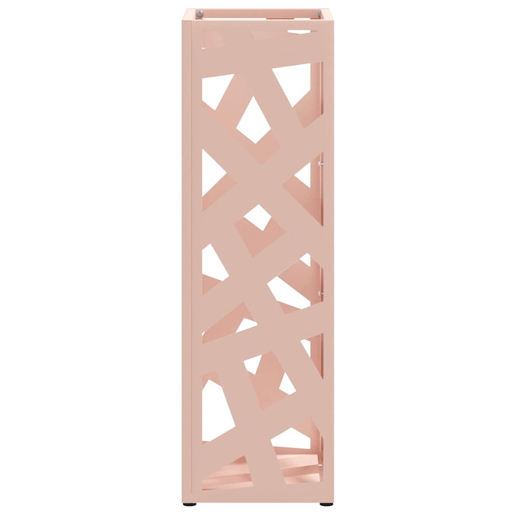 Paraplu Standaard met opslag Roze 15,5 x 15,5 x 49 cm Metaal is nu te koop bij PeponiXL, paradijselijk wonen!