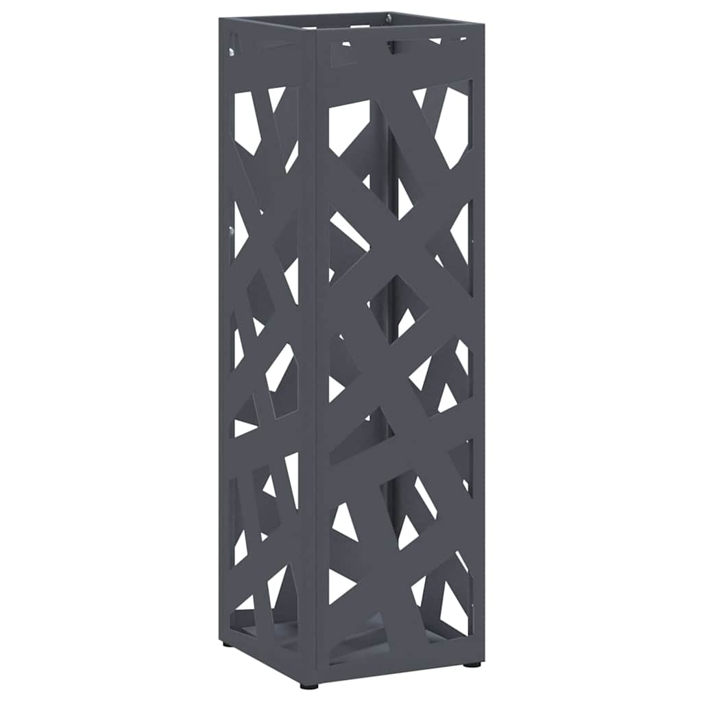 Paraplu Standaard Antraciet 15,5 x 15,5 x 49 cm Metaal is nu te koop bij PeponiXL, paradijselijk wonen!