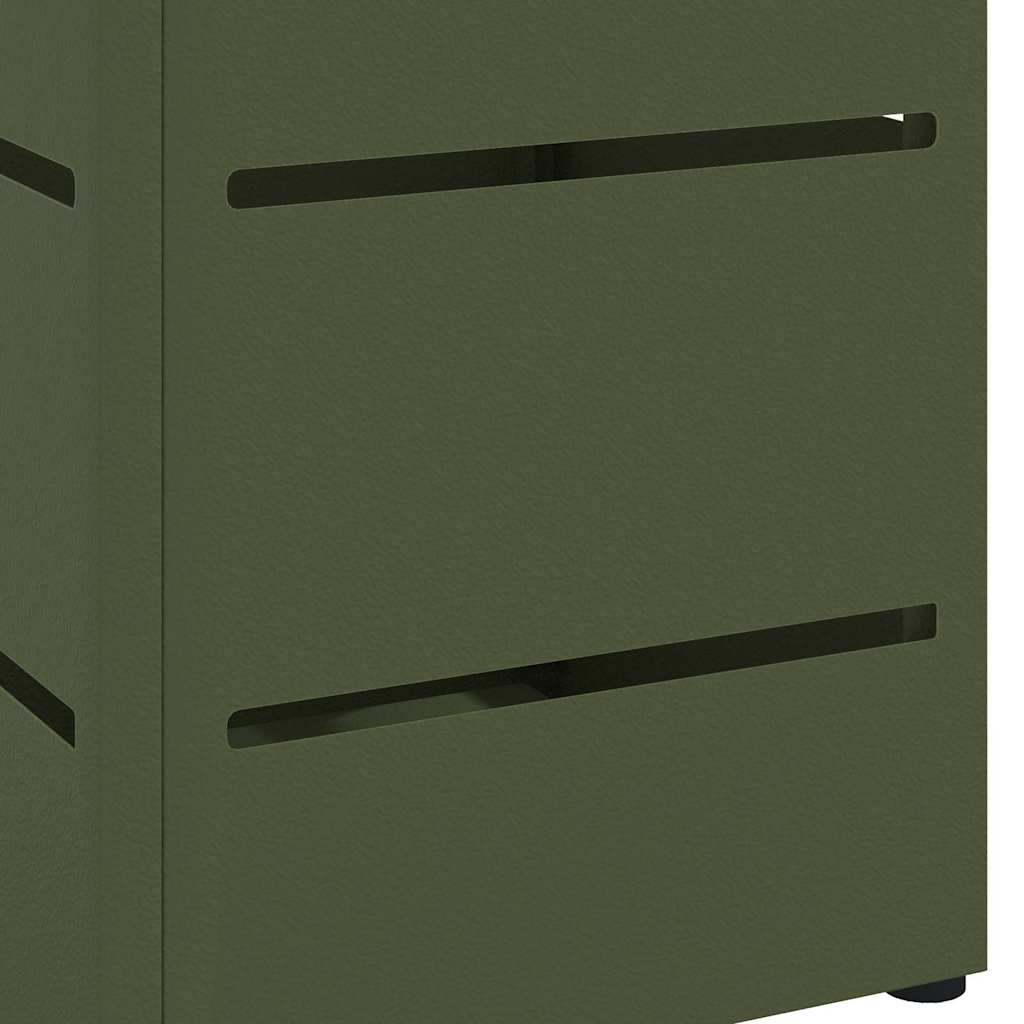 Paraplu Standaard Olijfgroen 15,5 x 15,5 x 49 cm Metaal is nu te koop bij PeponiXL, paradijselijk wonen!