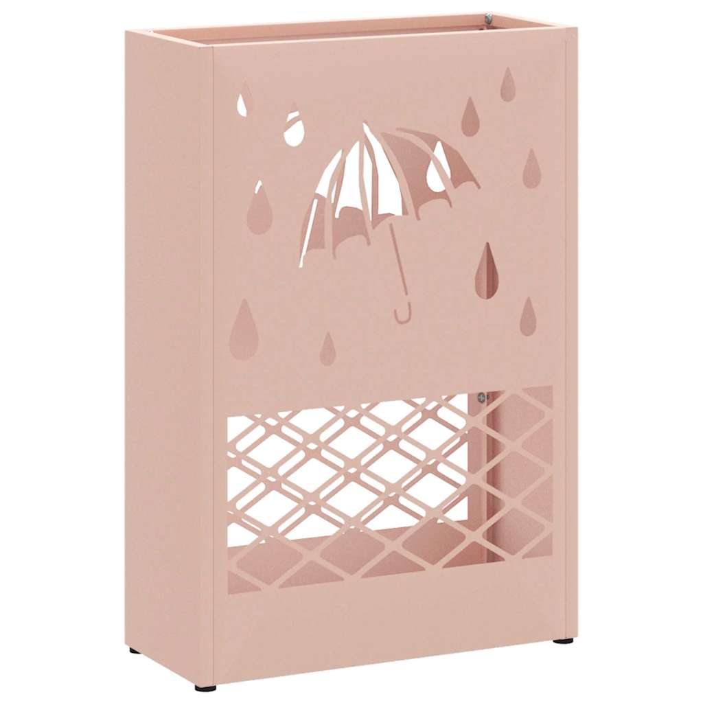 Paraplu Standaard Roze 28 x 12 x 41 cm Staal is nu te koop bij PeponiXL, paradijselijk wonen!
