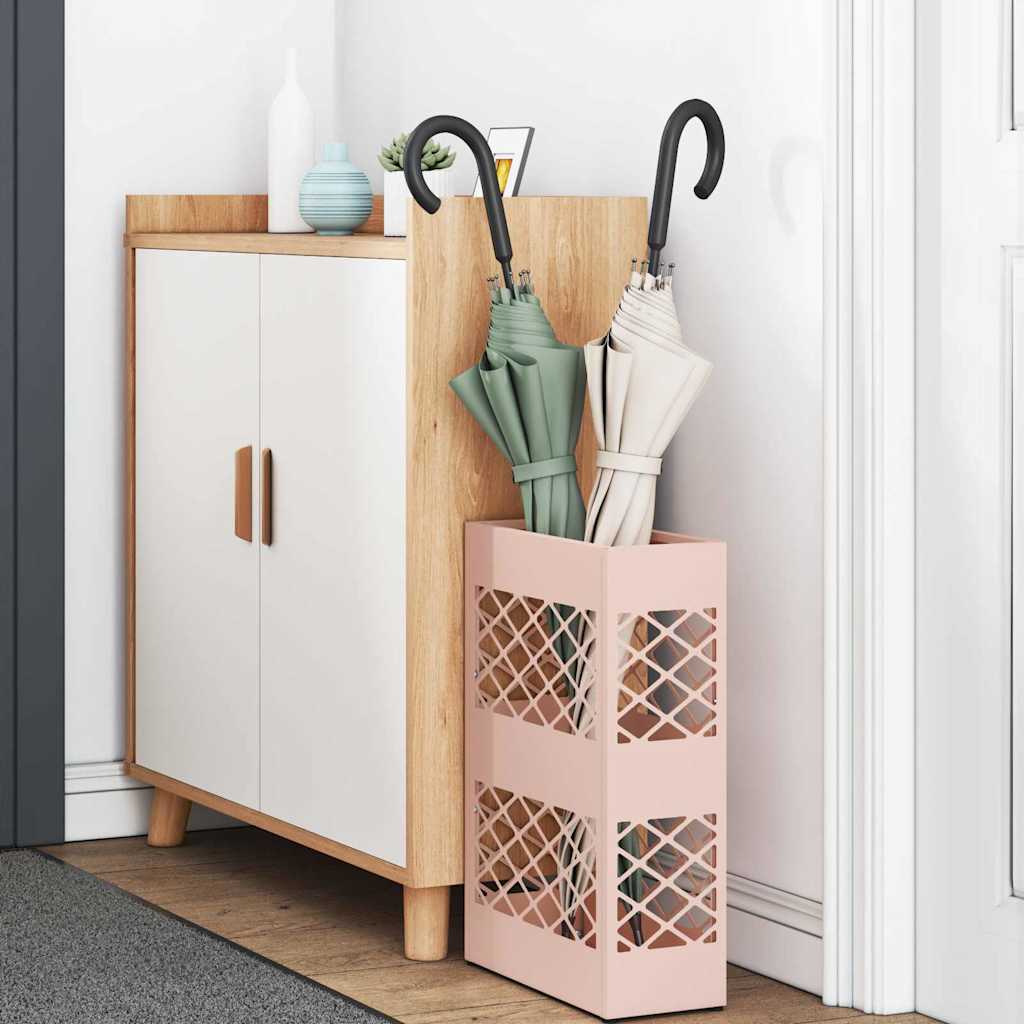 Paraplu Standaard Roze 28 x 12 x 41 cm Staal is nu te koop bij PeponiXL, paradijselijk wonen!
