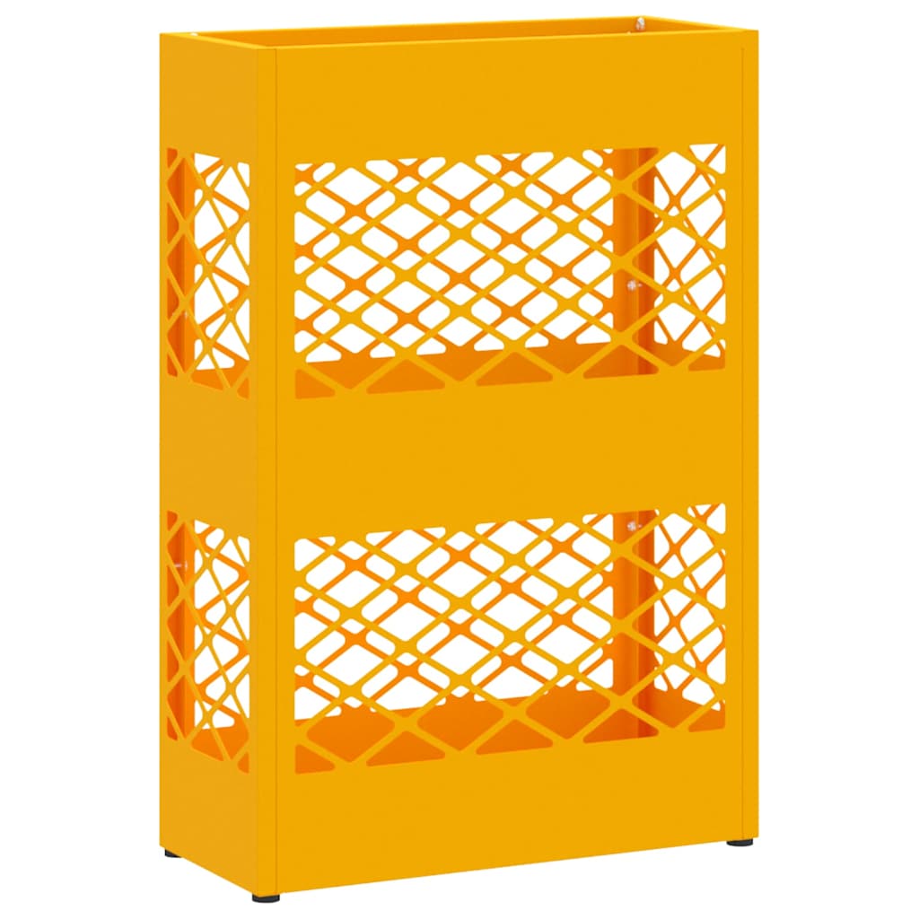 Paraplu Standaard Mosterdgeel 28 x 12 x 41 cm Staal is nu te koop bij PeponiXL, paradijselijk wonen!