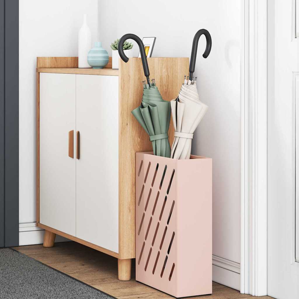 Paraplu Standaard Roze 28 x 12 x 41 cm Staal is nu te koop bij PeponiXL, paradijselijk wonen!